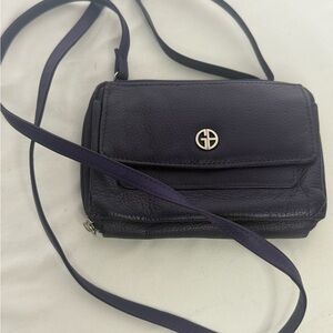 Giani Bernini Dark Purple Crossbody Bag